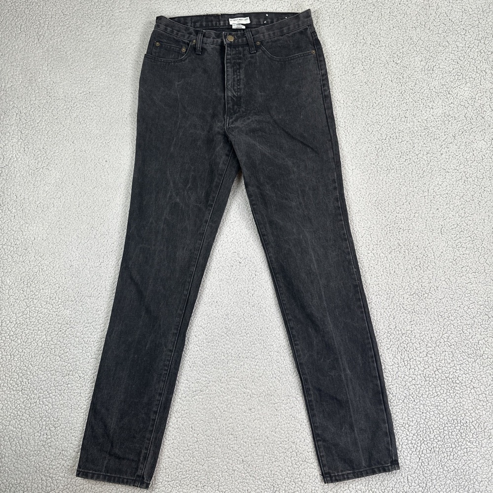 VTG 90s Guess Georges Marciano Jeans Men 33 Black Tapered Leg Made in USA 39001